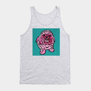 Pink Shih Tzu Tank Top